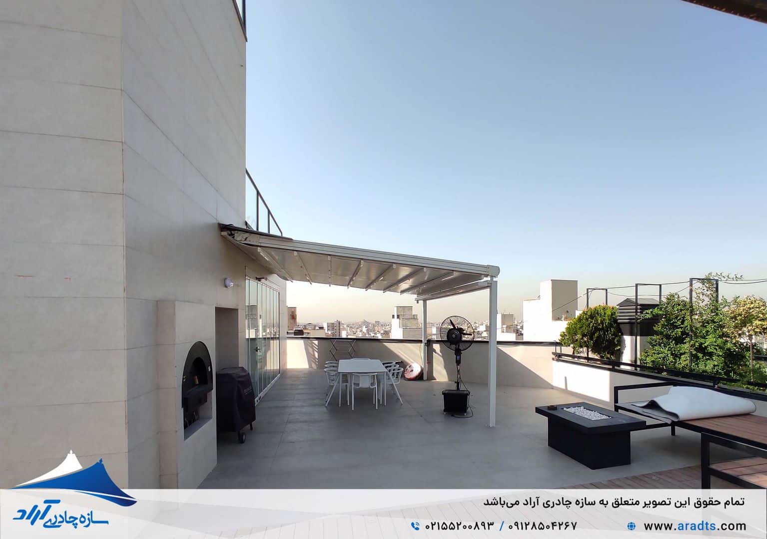 سایبان روف گاردن دولت آباد